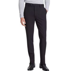 NWT Calvin Klein Men's Slim Fit Dress Pants Navy 34W x 34L Stretch Jerry Men's